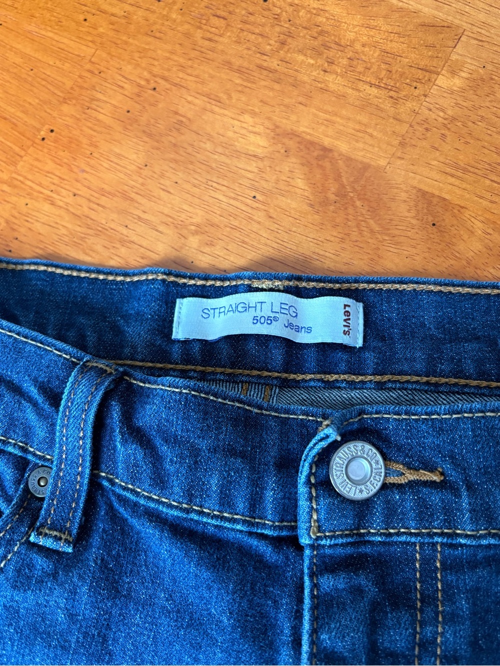 Levi’s 505 Straight Leg Jeans – Size 12 - Picture 4 of 10